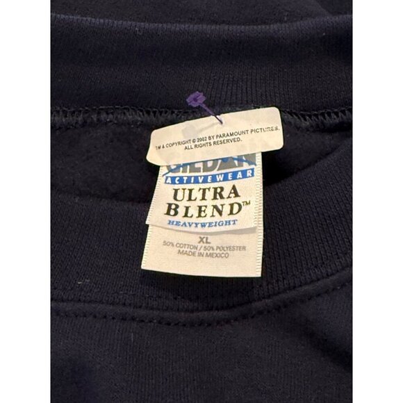 Gildan Activewear  "The Sum of all Fears" Promotional Sweatshirt Navy Sz XL NWT - Picture 3 of 4